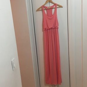 NWOT Rolla Coaster Maxi Dress Red & White Stripe L